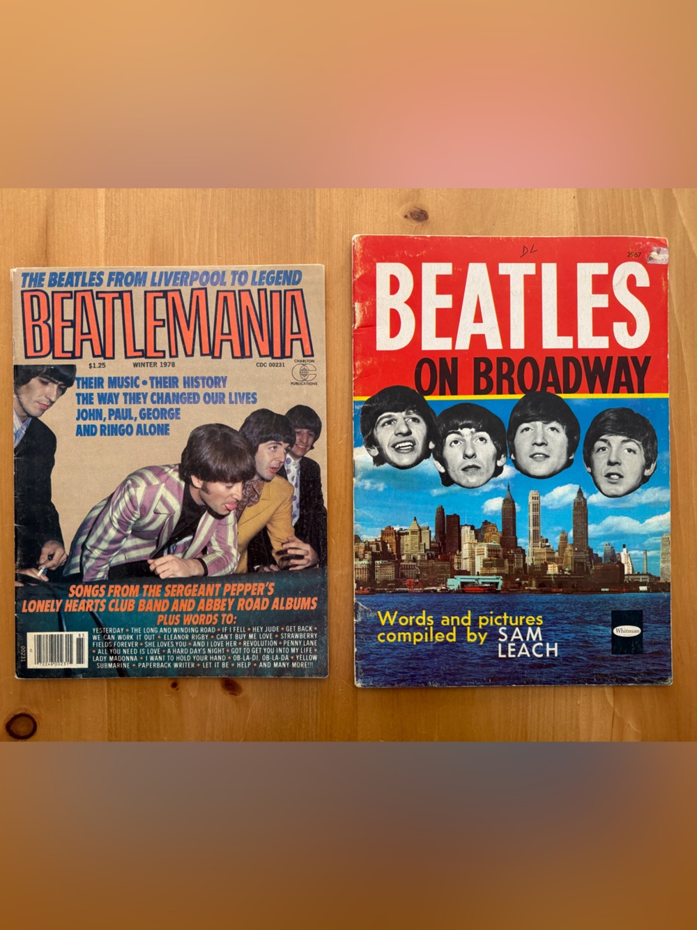 Vintage Beatles Magazine Bundle | 1978 Beatlemania & Beatles on Broadway